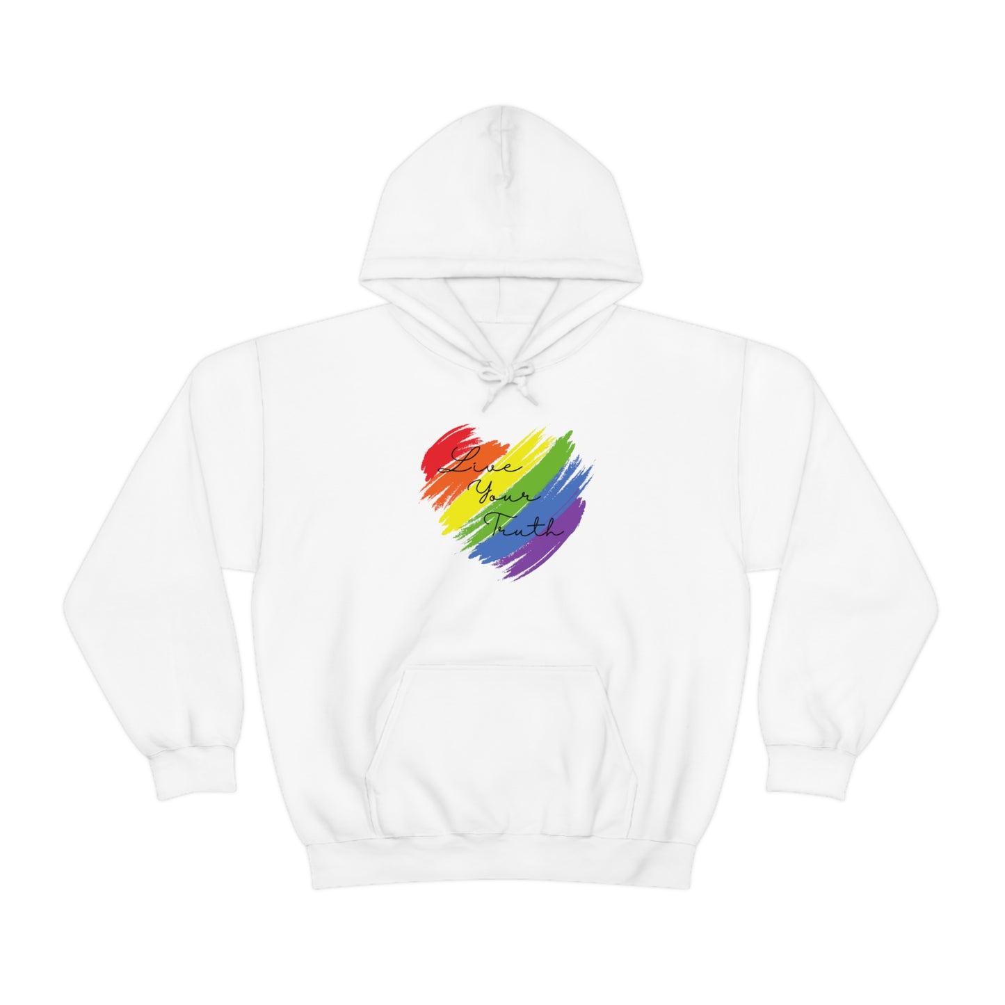 Live Your Truth LGBT Unisex Heavy Blend™ Hoodie