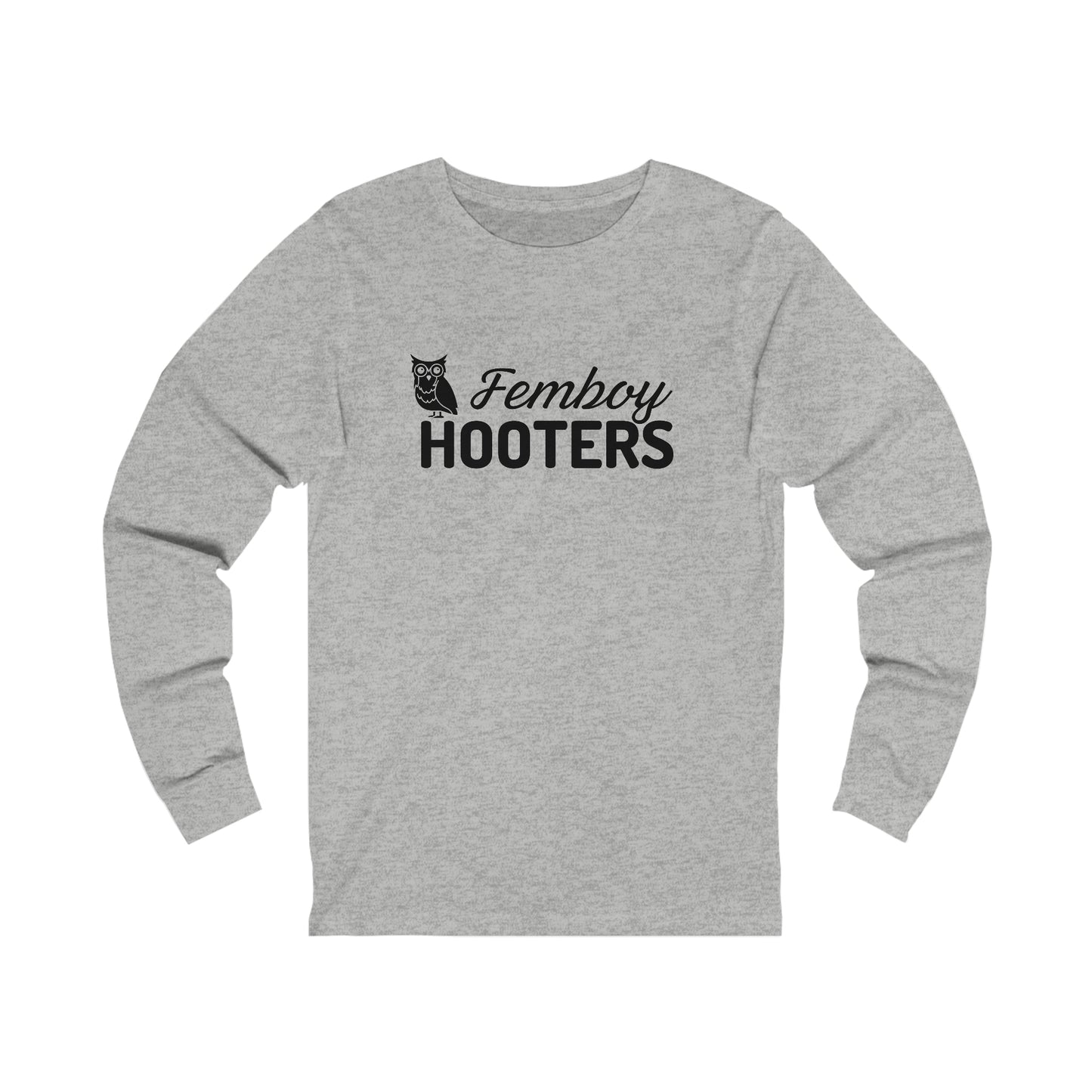 Femboy Hooters Unisex Jersey Long Sleeve Tee