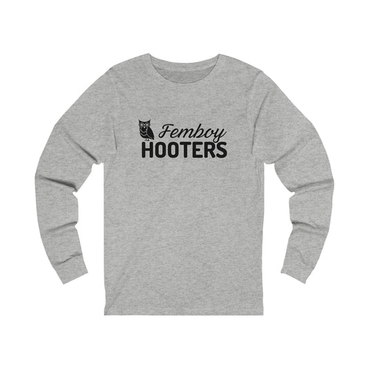 Femboy Hooters Unisex Jersey Long Sleeve Tee