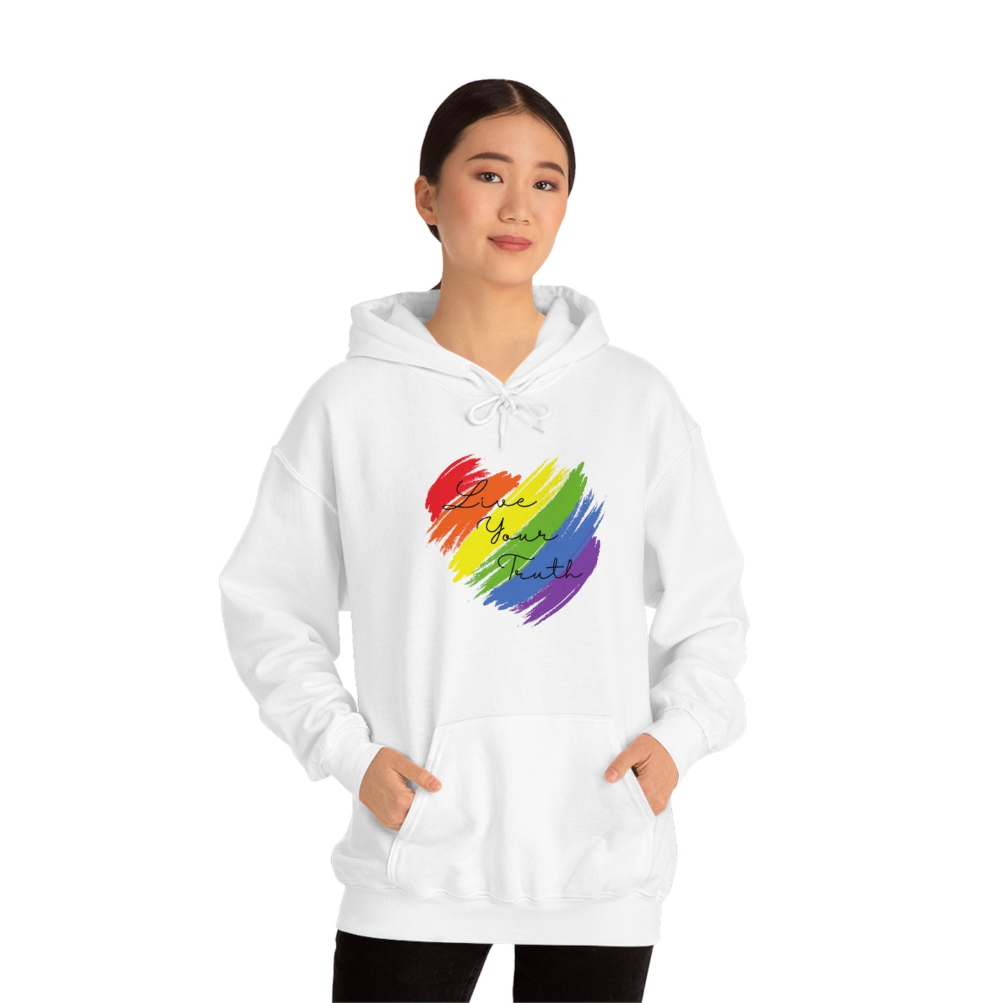 Live Your Truth LGBT Unisex Heavy Blend™ Hoodie