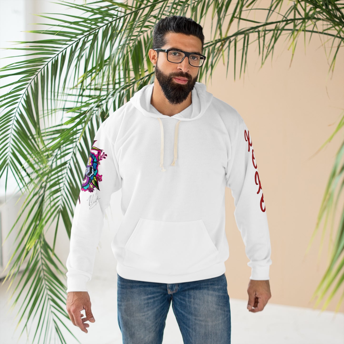 Drag Queen Trio Print LGBT Unisex Pullover Hoodie (AOP)