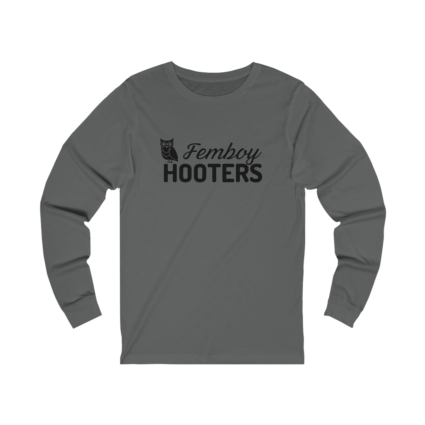 Femboy Hooters Unisex Jersey Long Sleeve Tee