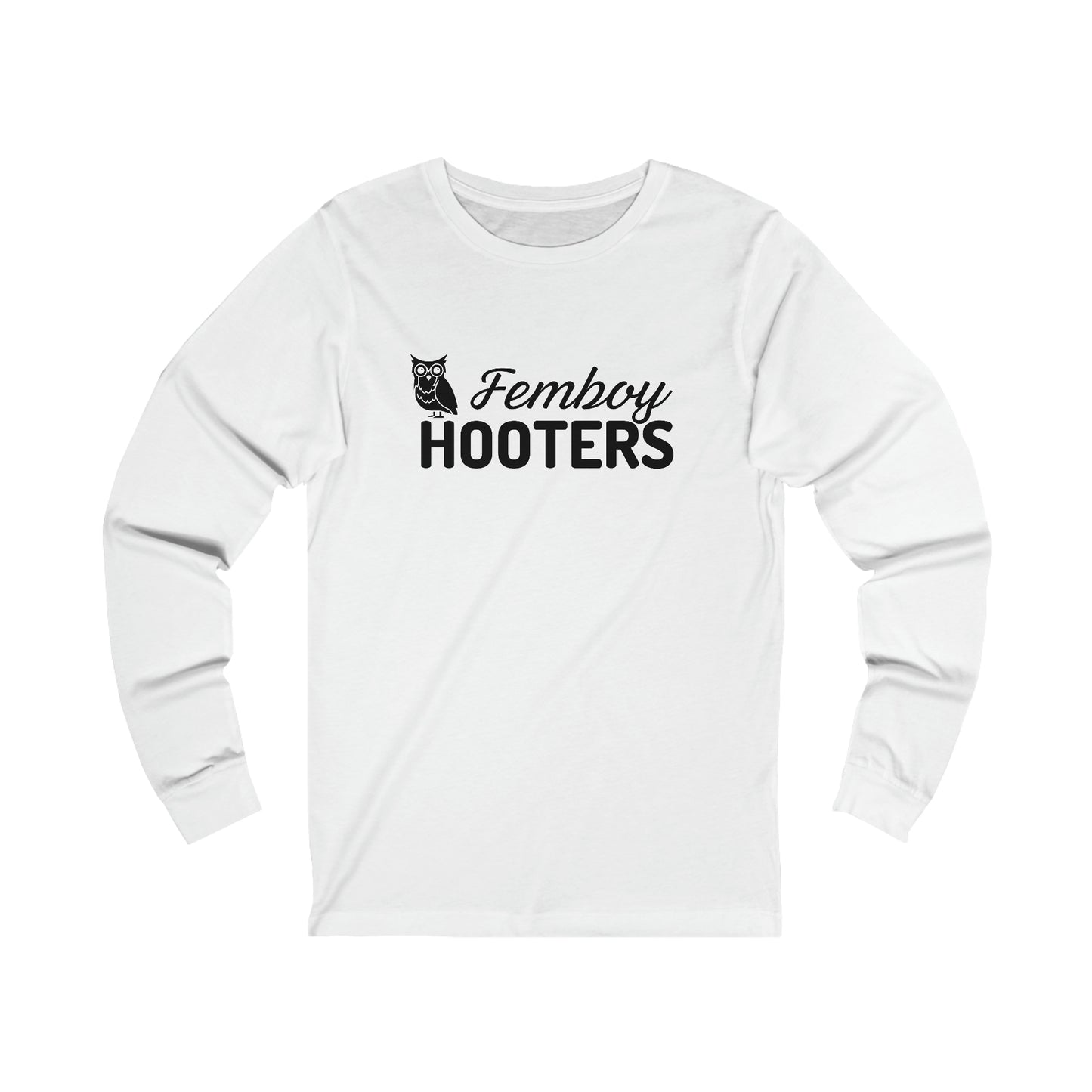 Femboy Hooters Unisex Jersey Long Sleeve Tee