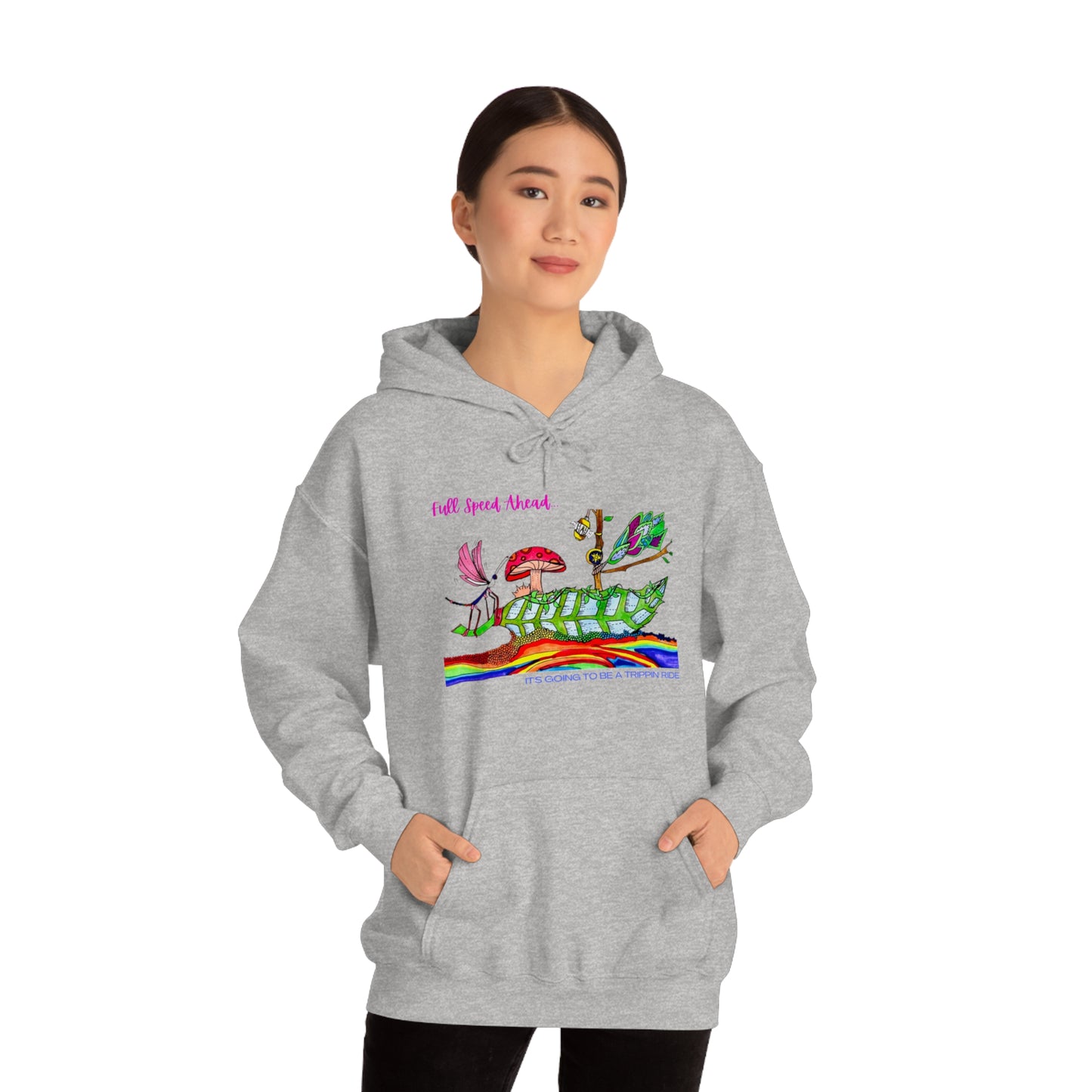 Full Speed Ahead Unisex Heavy Blend™ Hooded Sweatshirt