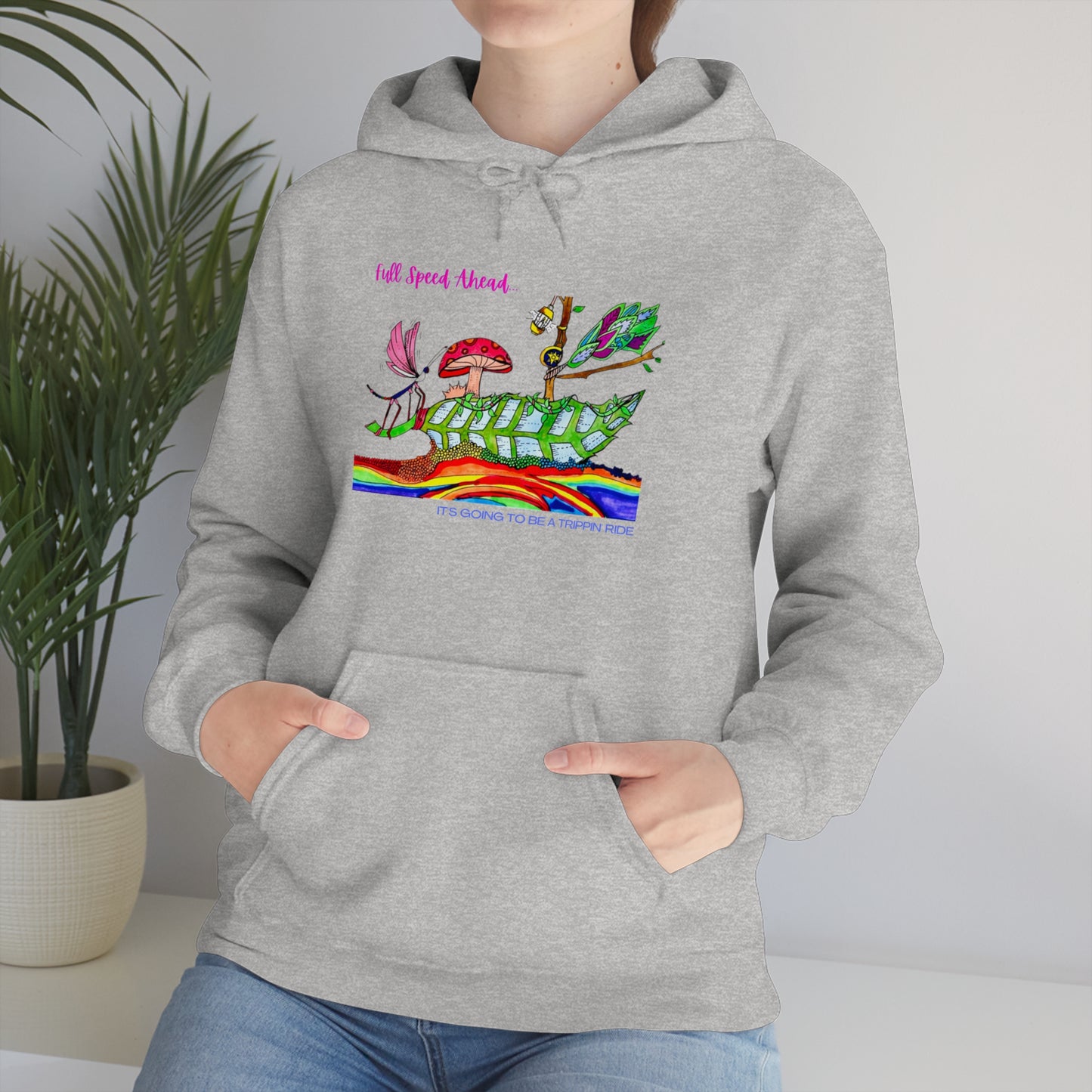 Full Speed Ahead Unisex Heavy Blend™ Hooded Sweatshirt