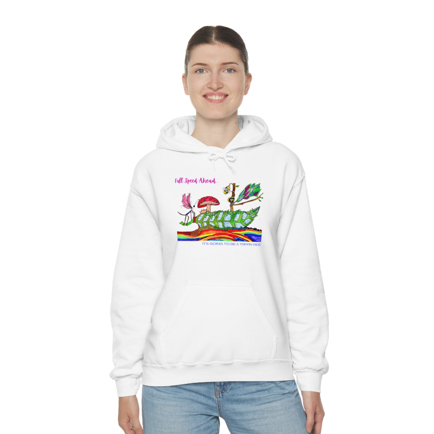 Full Speed Ahead Unisex Heavy Blend™ Hooded Sweatshirt