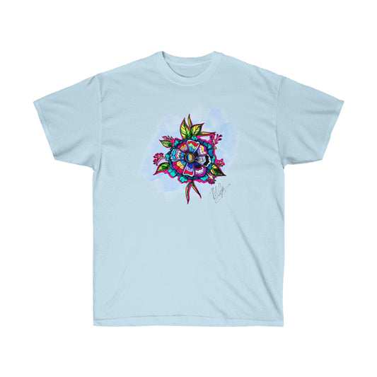 LGBTQIA+ Flags Flower Unisex Ultra Cotton Tee