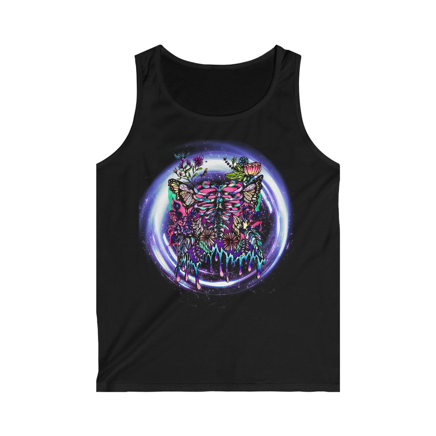 Psychodelic Butterfly Men's Softstyle Tank Top