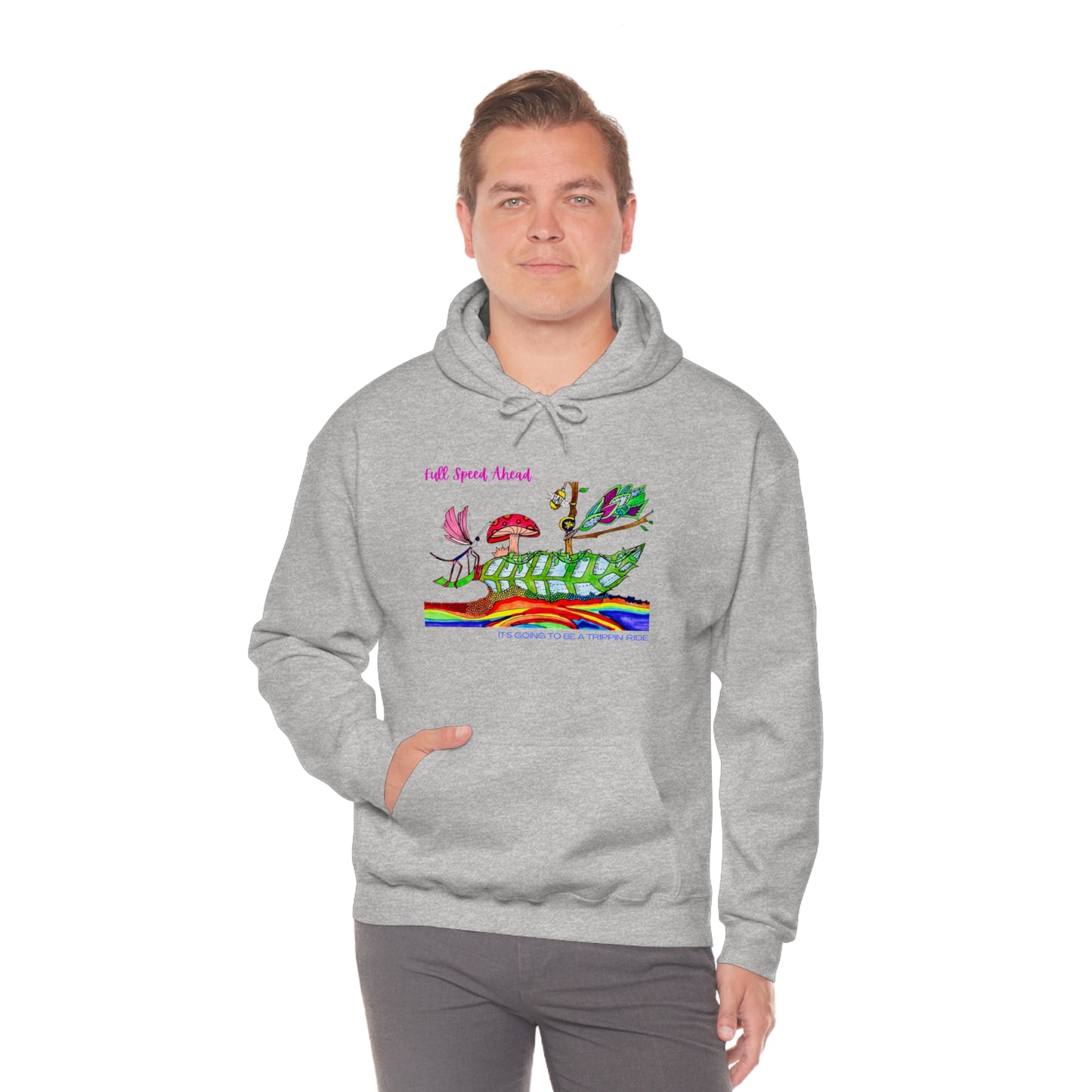 Full Speed Ahead Unisex Heavy Blend™ Hooded Sweatshirt