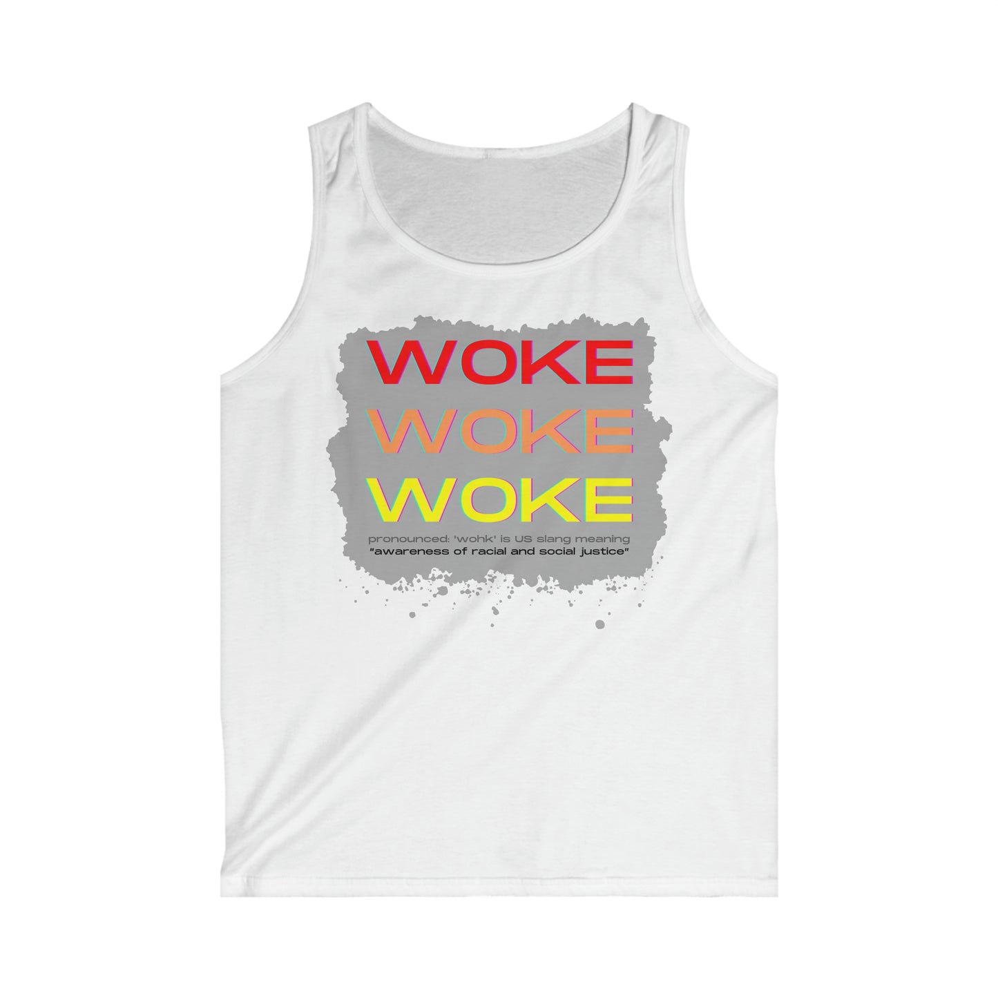 Woke Woke Woke Men's Softstyle Tank Top
