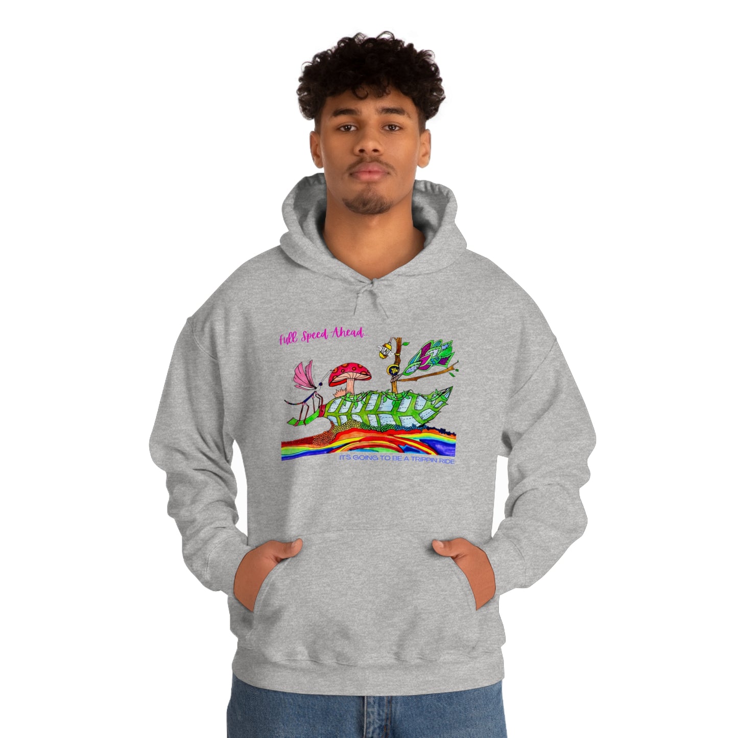 Full Speed Ahead Unisex Heavy Blend™ Hooded Sweatshirt