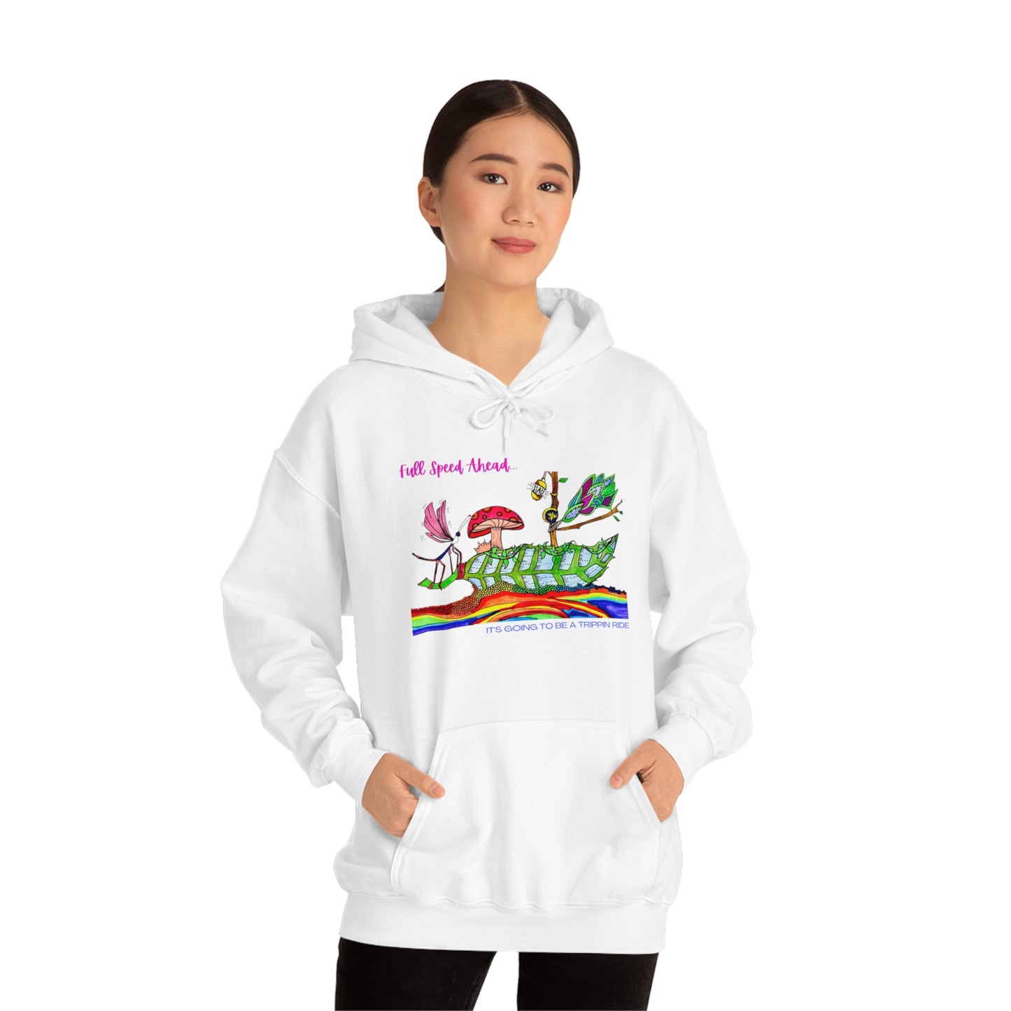 Full Speed Ahead Unisex Heavy Blend™ Hooded Sweatshirt
