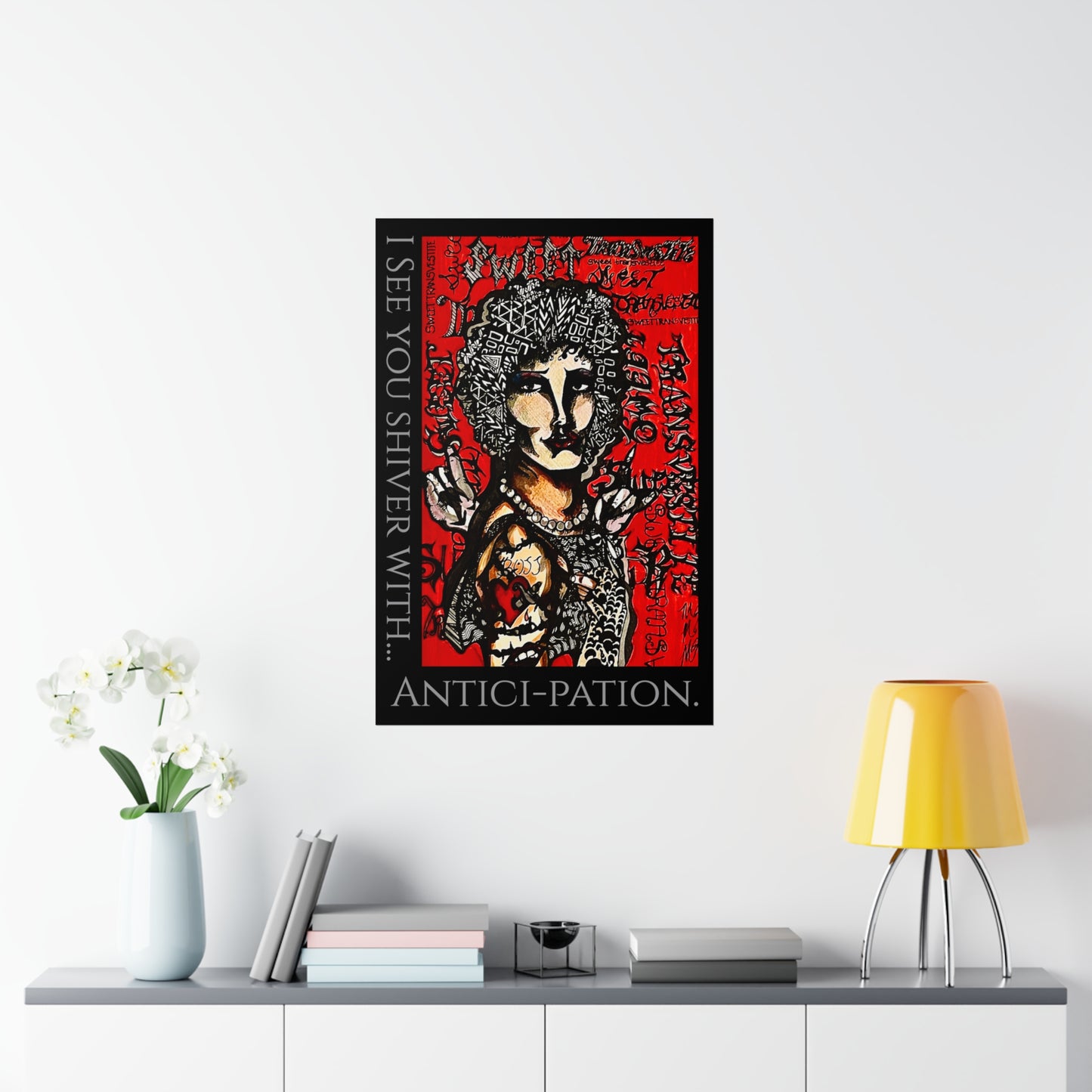 Rocky Horror Sweet Transvestite Premium Matte Vertical Poster