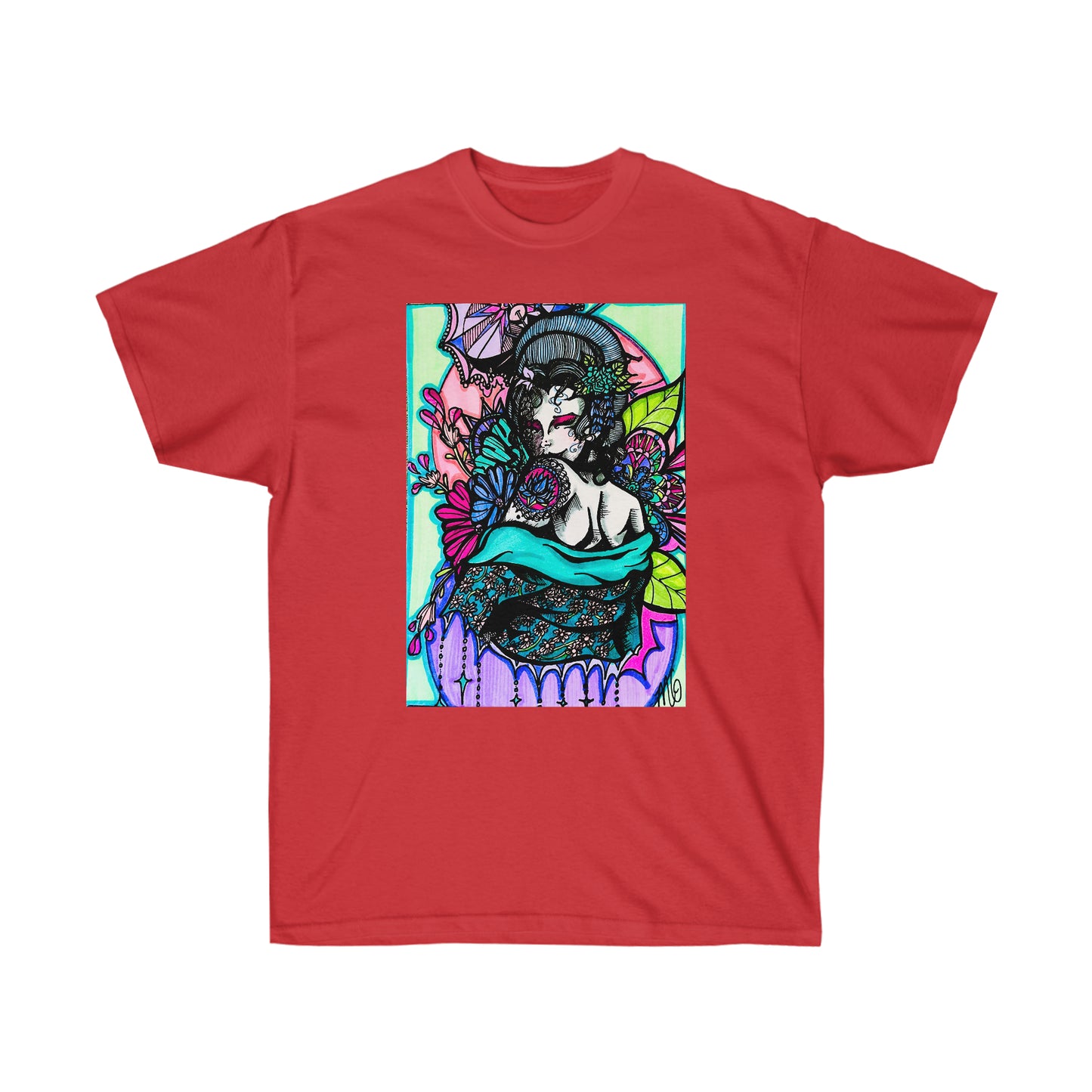 Lotus flower Unisex Cotton Tee