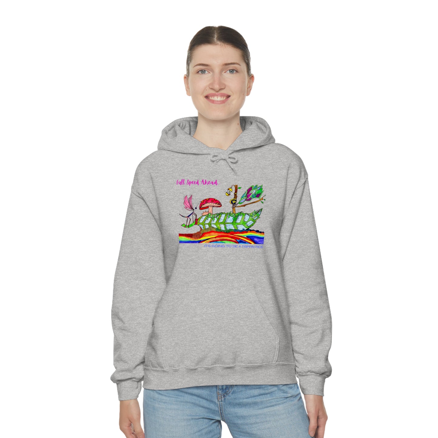 Full Speed Ahead Unisex Heavy Blend™ Hooded Sweatshirt