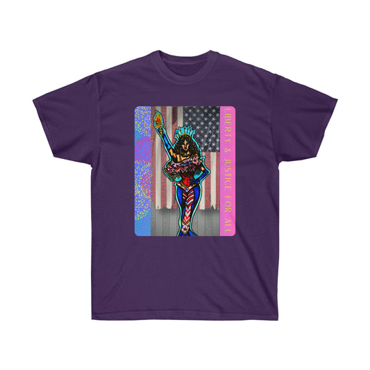 Liberty and Justice For All Unisex Ultra Cotton Tee