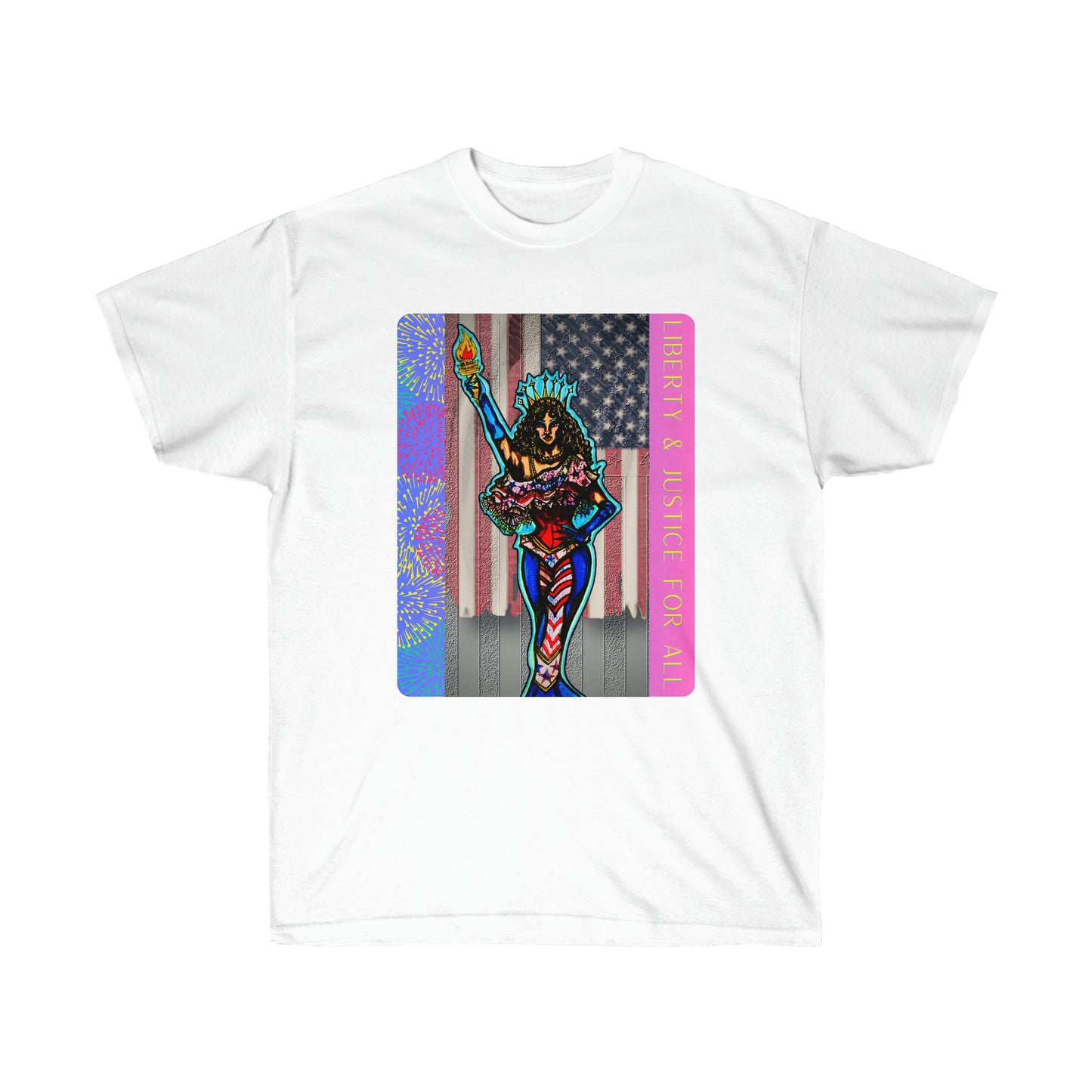 Liberty and Justice For All Unisex Ultra Cotton Tee