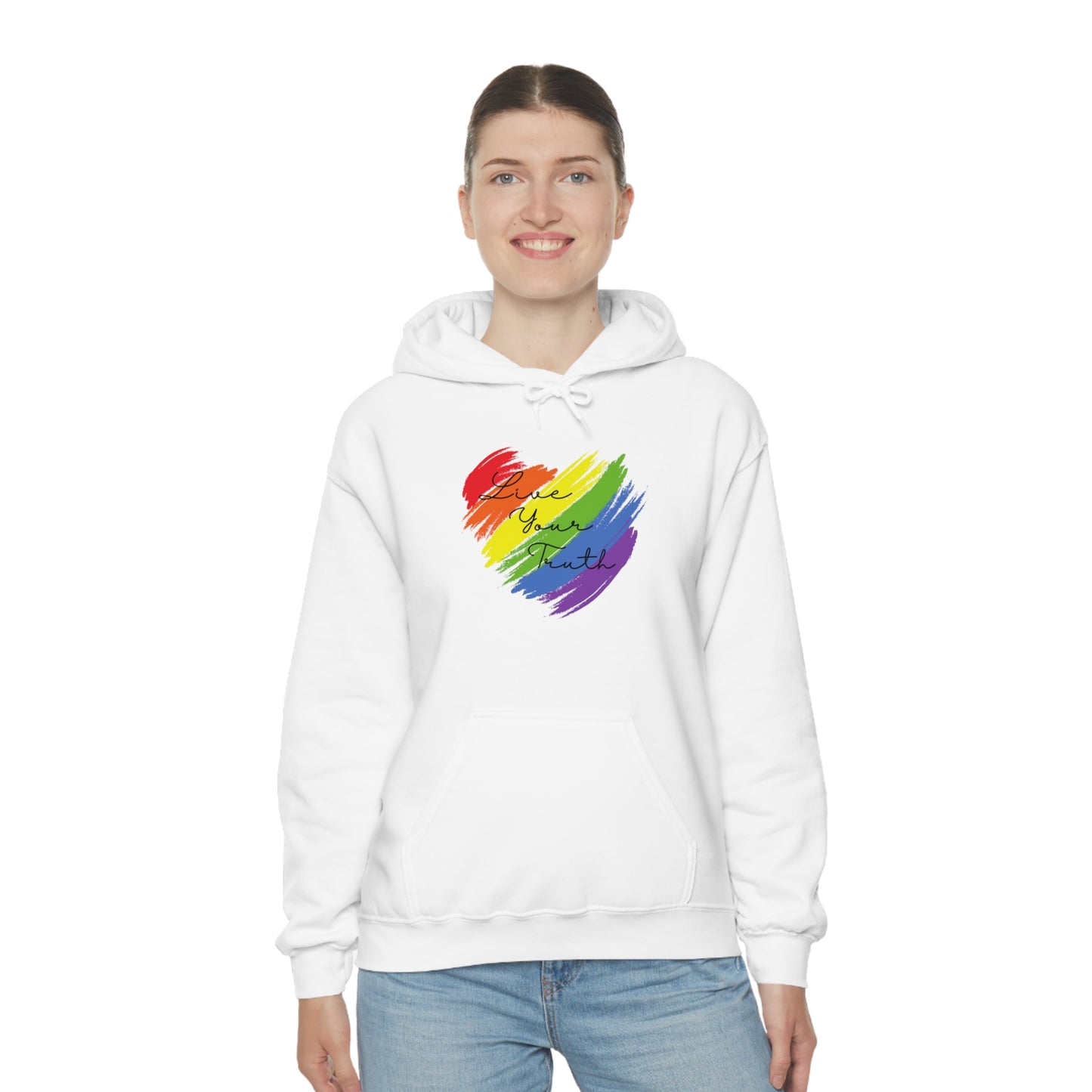 Live Your Truth LGBT Unisex Heavy Blend™ Hoodie