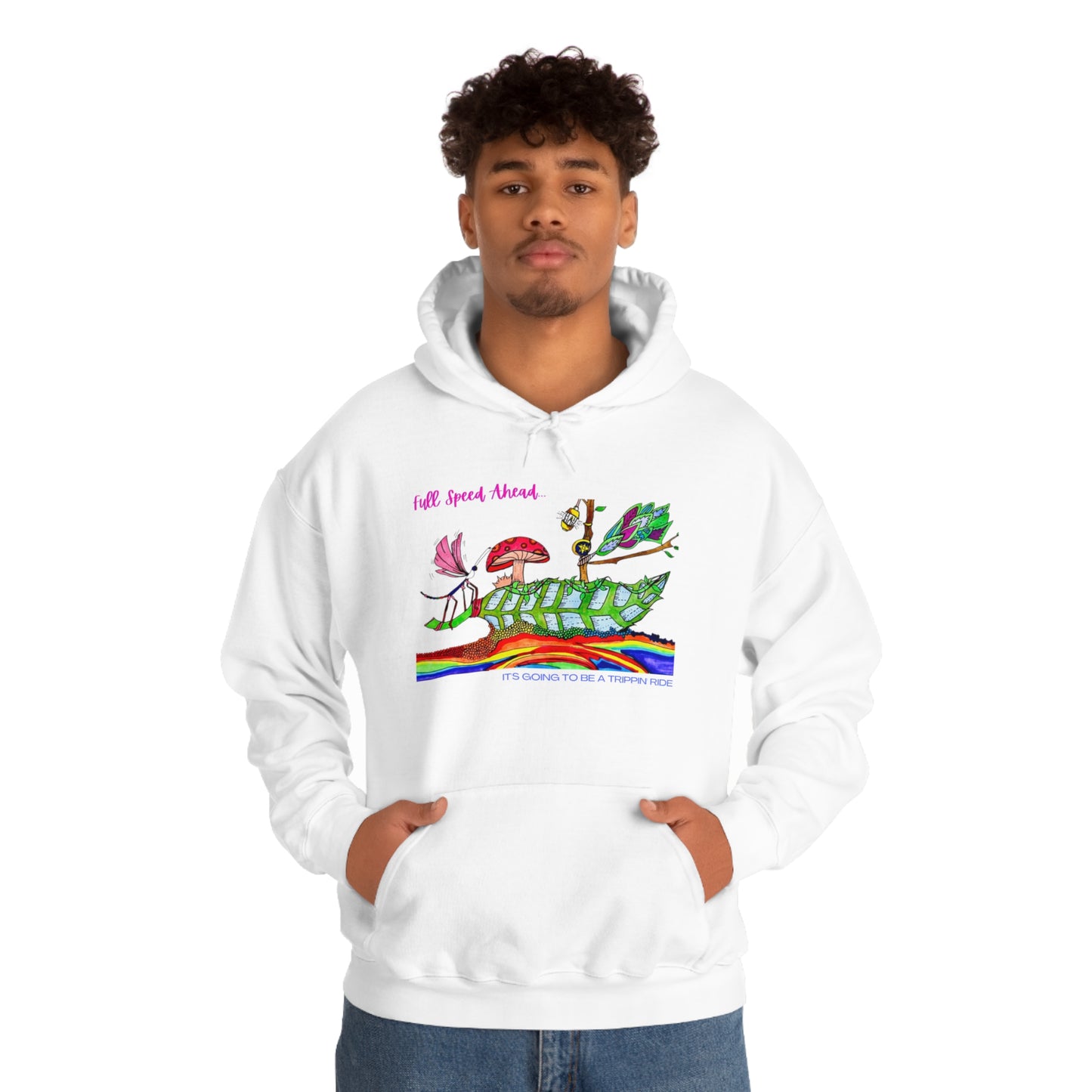 Full Speed Ahead Unisex Heavy Blend™ Hooded Sweatshirt