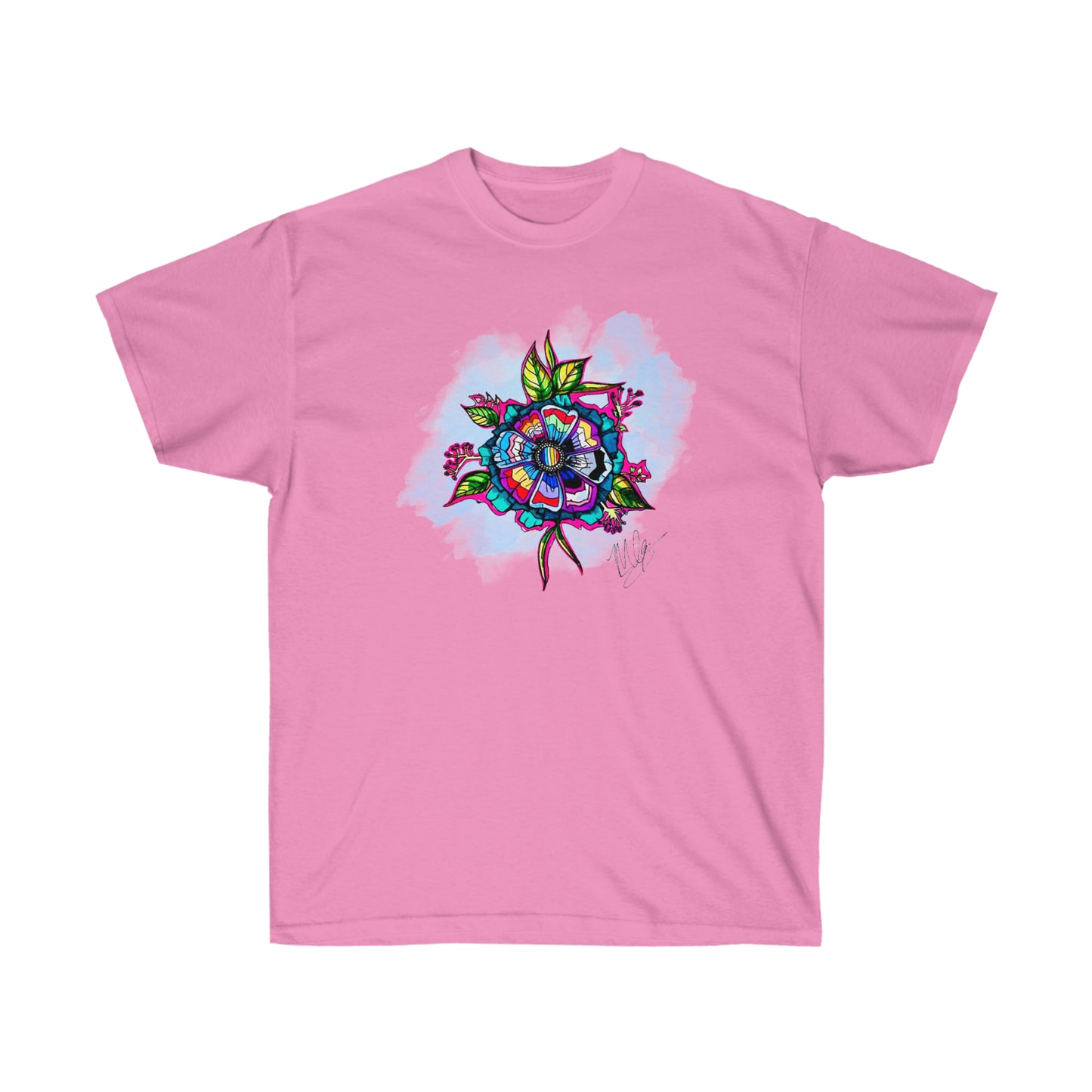 LGBTQIA+ Flags Flower Unisex Ultra Cotton Tee