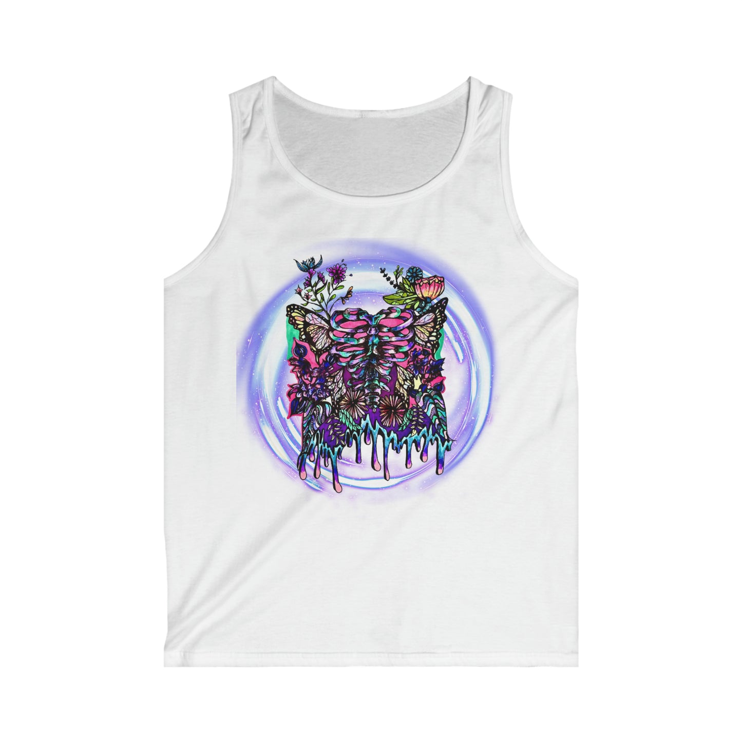 Psychodelic Butterfly Men's Softstyle Tank Top