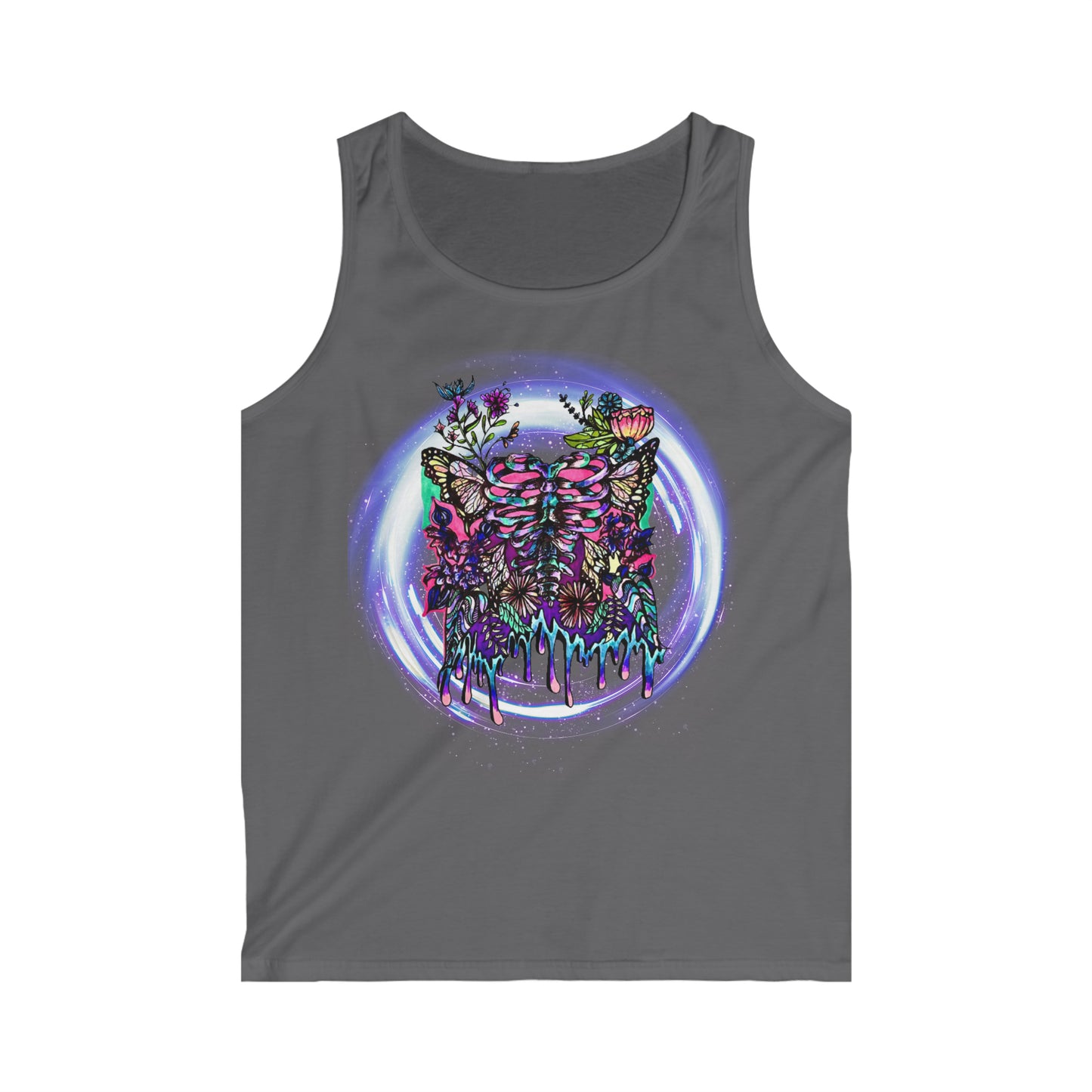 Psychodelic Butterfly Men's Softstyle Tank Top