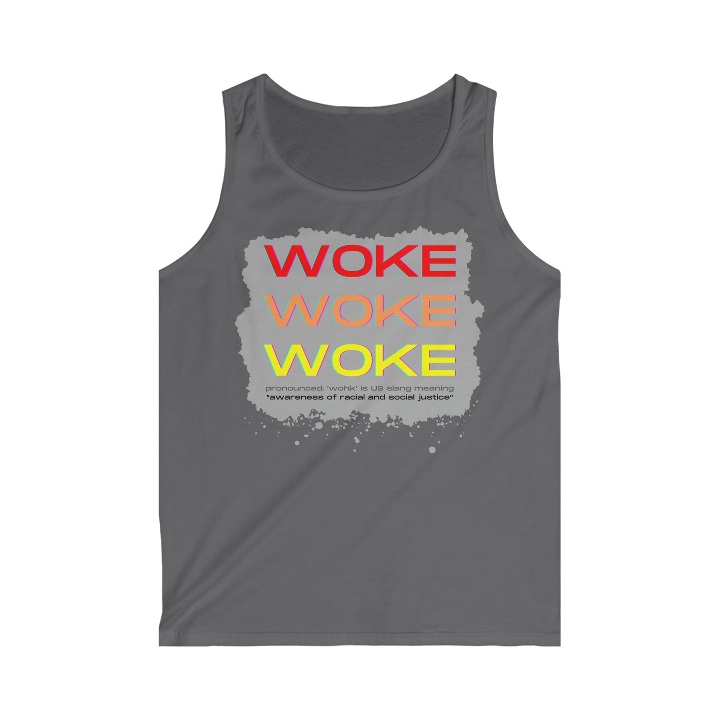 Woke Woke Woke Men's Softstyle Tank Top