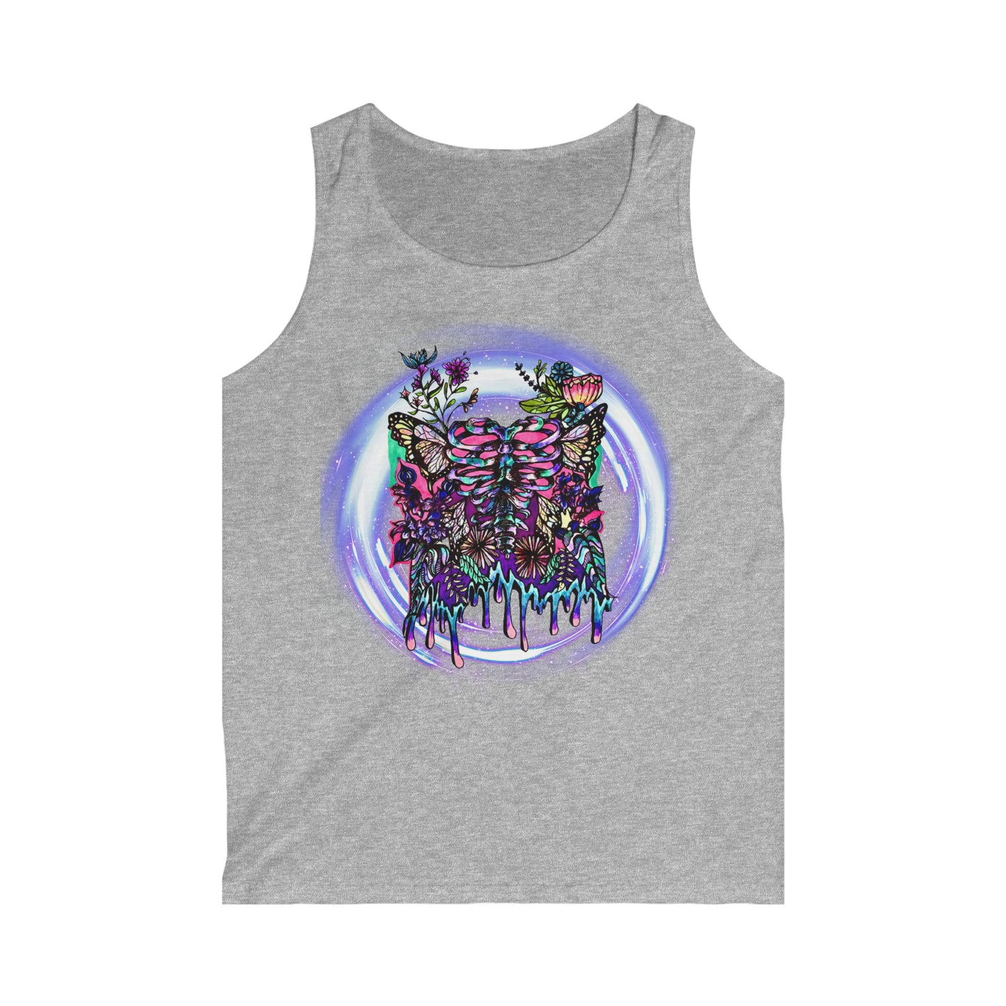 Psychodelic Butterfly Men's Softstyle Tank Top