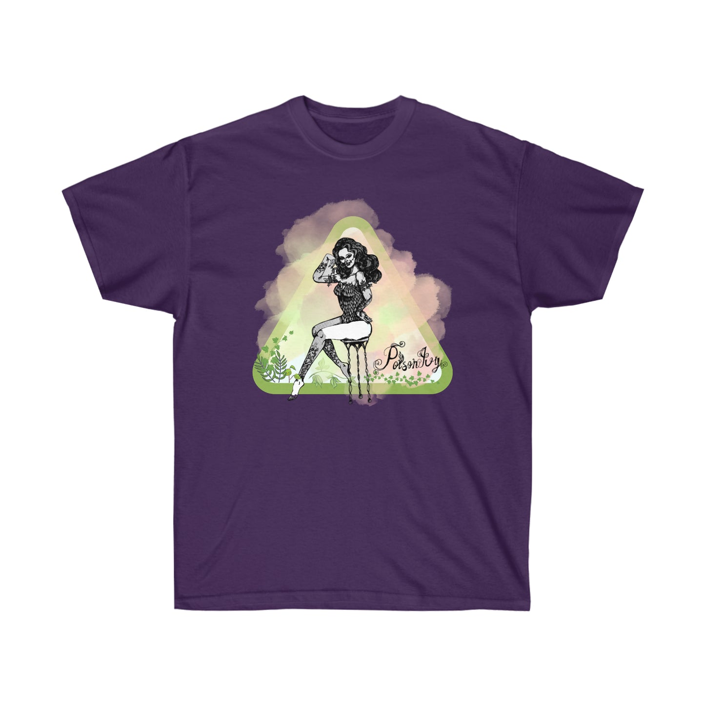 Poison Ivy Gets a 1940s Pin-Up Makeover Unisex Ultra Cotton Tee