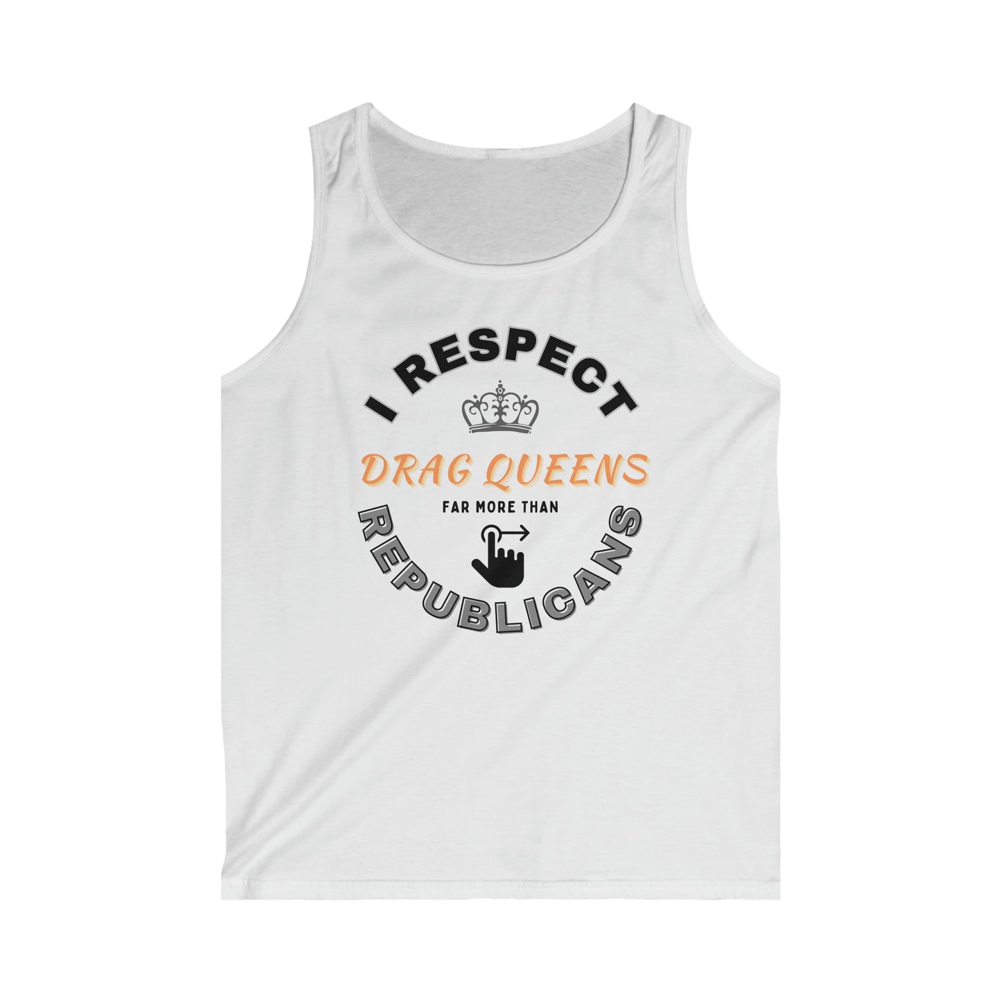 I Respect Drag Queens Men's Softstyle Tank Top