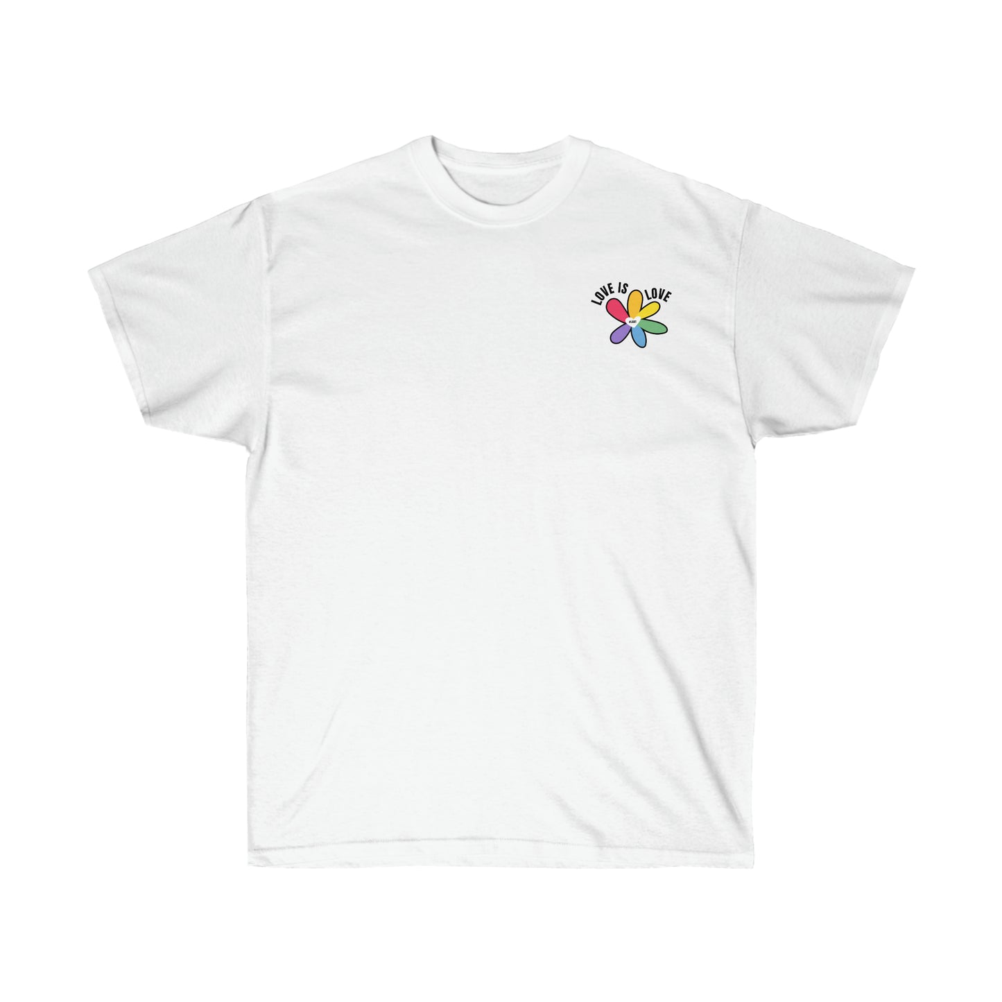 Love is Love Rainbow Flower T-Shirt
